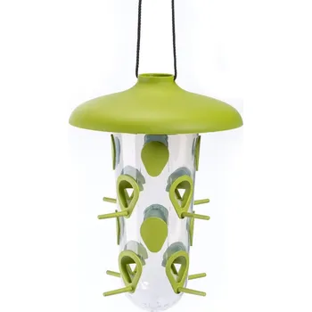 Krmítko pro ptáka krmítko ROBIN s eurozávěsem, zelená