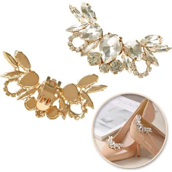 Brož Flamenco Mystique Klipy na boty s krystaly, zirkony 2 ks. KDB49