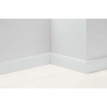 Podlahová lišta PARADOR - soklová lišta HL 2 k třívrstvým dřevěným podlahám D001 Bílá