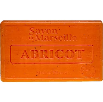 Koupelová kosmetika Le Chatelard 1802 Marseilleské mýdlo s meruňkovým peelingem 100g