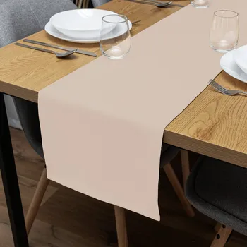 ubrus Dekorační běhoun na stůl Rongo RG-089 Světle béžový 20x120 cm