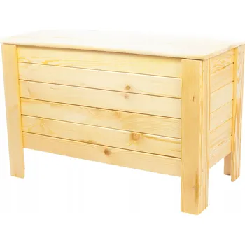 Úložný box Truhla Stolmak 80 x 40 x 50 cm, 166 l, borovice