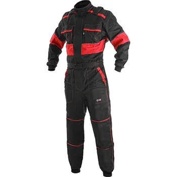 Pracovní kombinéza CANIS SAFETY a.s. Kombinéza ROBERT černo-červená