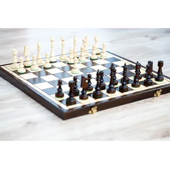 Šachy Dřevěné šachy Chess Club + doprava zdarma