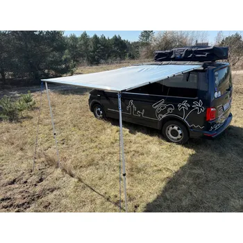 Markýza Automobilová markýza s bočním zastřešením pro auto Ocean Cross 2x2,5 m