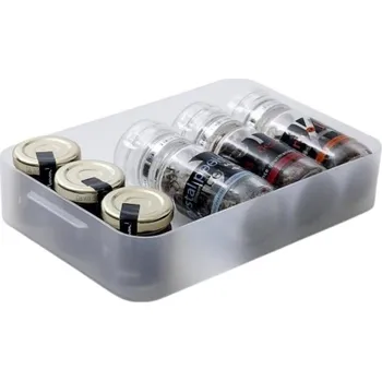 Úložný box SUNDIS Plastový úložný organizér Pure Box A5 nízký, mléčný