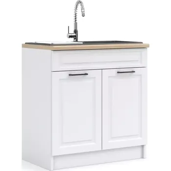 Kuchyňská linka Kuchyňská skříňka Irma ZL80-2D1B bílá MAT - SLEVA 3% s kodem radost25