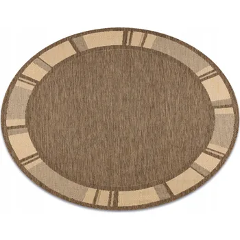 Koberec KOBEREC TKANÝ JUTOVÝ KOBEREC, 120 cm, RÁMEČEK #DEV223