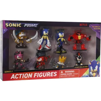 Figurka Alltoys Sonic Deluxe Box akční figurky 8 ks