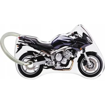PRINT oboustranný konvexní přívěsek na klíče na klíče Yamaha FZ6 Fazer