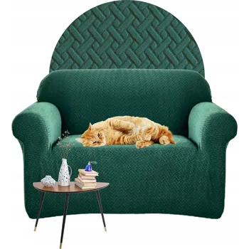 Napínací potah Potah na pohovku (kanape) Domidekor zelený