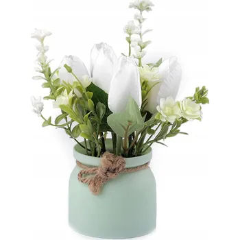 umělá květina Umělé tulipány v květináči