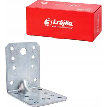 Tesařské kování Tesařské kování Biegun, pozinkovaná ocel 70x70x55 mm, tloušťka 2,5 mm