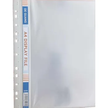 Obal závěsný A4 s 10 euro obaly - bílý