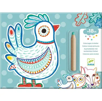 kreativní sada DJECO Kouzelné vybarvování Lesní kamarádi +18m