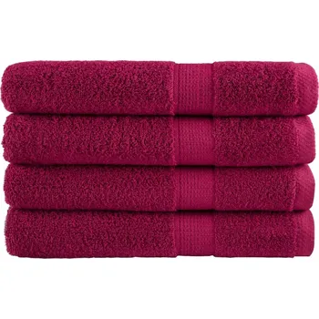 Utěrka Premium ručníky SOLUND 10 ks bordó 50 x 100 cm 600 g/m²