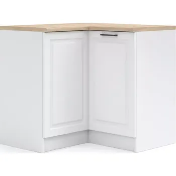 Kuchyňská linka Kuchyňská skříňka Irma rohová ND bílá MAT - SLEVA 3% s kodem radost25