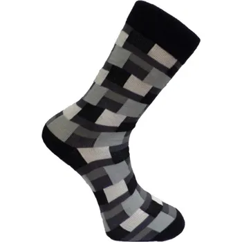 Pánské ponožky Kreativ ponožky Miketa černá vel. 43-45