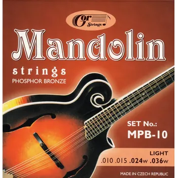 Struna pro kytaru a smyčcový nástroj Gorstrings Mandolin MPB10 1036 + E + prodloužená záruka 3 roky