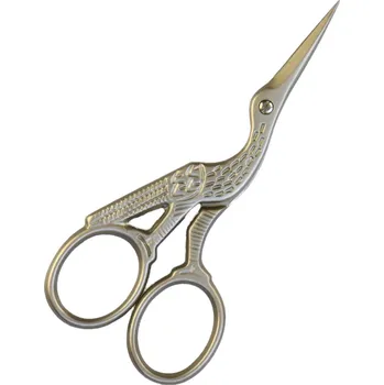 Krejčovské nůžky VTC Nůžky vyšívací ČÁP matný chrom 9 cm