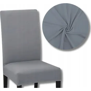 Potah na židli Šedý potah na židli