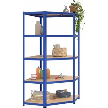 Dílenský regál Kovový skladový regál 10 x 10 x 10 cm, nosnost 10 kg na polici