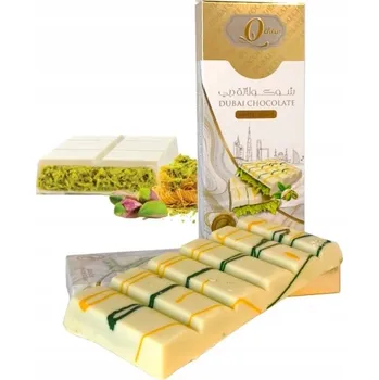 Čokoláda BÍLÁ ČOKOLÁDA S PISTÁCIEMI XXL 220 G - PREMIUM