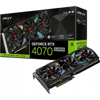 Grafická karta Grafická karta PNY RTX 4070 Super VERTO OC 12GB GDDR6X PCIe 4.0 12 GB