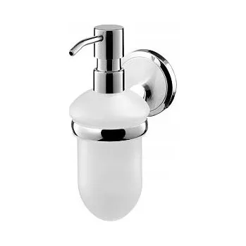 Dávkovač mýdla Nástěnný ruční dávkovač Bisk 250 ml stříbrný