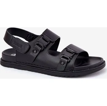Dámské sandále Pánské Kožené Sandály Big Star RR174086 Barva: Černá, Velikost: 41