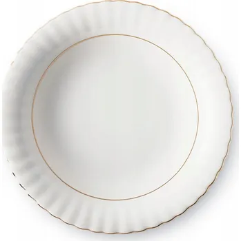Talíř Hluboký talíř na polévku Chodzież Iwona Zlatá Linie 22 cm