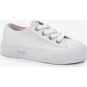 Chlapecké tenisky Dětské Mládežnické Tenisky LEE ISLA C LOW JR 50251058 Barva: Bílá, Velikost: 30