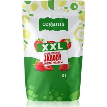 Sušené ovoce Organis Lyofilizované jahody XXL sušené ovoce 90 g