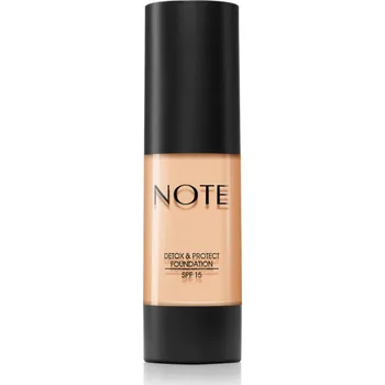 Make-up Note Cosmetique Detox & Protect tekutý make-up s matným finišem SPF 15 odstín 01 Beige 30 ml