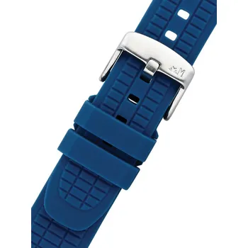 Silikonový řemínek Morellato Tanaro 6085187.065 M, modrý, Quick Release - 20 mm