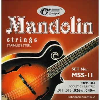 Struna pro kytaru a smyčcový nástroj Gorstrings Mandolin MSS11 1140w + prodloužená záruka 3 roky
