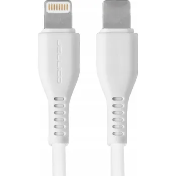 Datový kabel Kabel Jellico USB typ C - Apple Lightning 1 m bílý