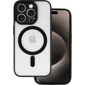 Pouzdro na mobilní telefon Zadní kryt Acrylic Color Magsafe pro Iphone 13 Pro černý