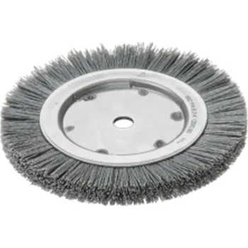 Brusný kotouč Lessmann 360871 | Rotační kartáč jednořadý, brusné štětiny stolní bruska 200x100 / SIC 320/0,6