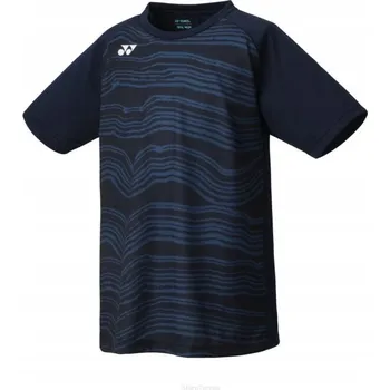 Tenisové tričko Yonex Crew Neck Club tmavě modré M