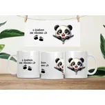 Hrneček čumáček 330ml porcelán Panda