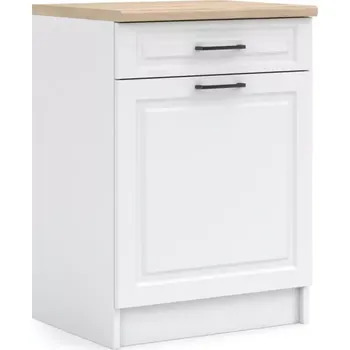 Kuchyňská linka Kuchyňská skříňka Irma D40-1D1SZ bílá MAT - SLEVA 3% s kodem radost25