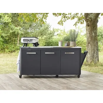 Zahradní sestava Cozze stůl se 3 dvířky