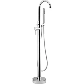 Vanová zástěna BATH DELUXE 28-114-01-60-00 - Volně stojící vanová sada s baterií 116 cm chrom