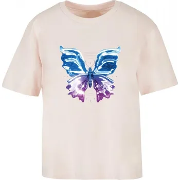 Chromed Butterfly Tee - pink XXL