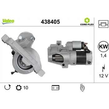Autoelektrika Startér VALEO 438405