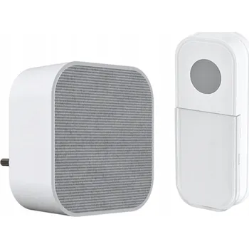 Domovní zvonek Solight bezdrátový zvonek, do zásuvky, 180m, bílý, learning code 1L74