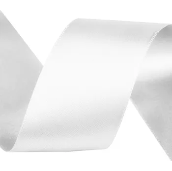 Stuha STUHA a. s. Dobruška Atlasová stuha 40 mm 103100 bílá 5 m