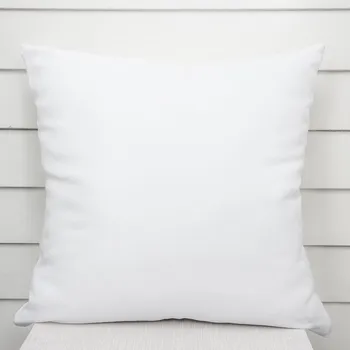 Povlak na polštářek Dekorační povlak na polštář TF-068 Bílý bez vzoru 45 x 45 cm