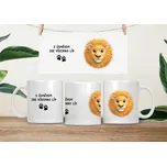 Hrneček čumáček 330ml porcelán Lev